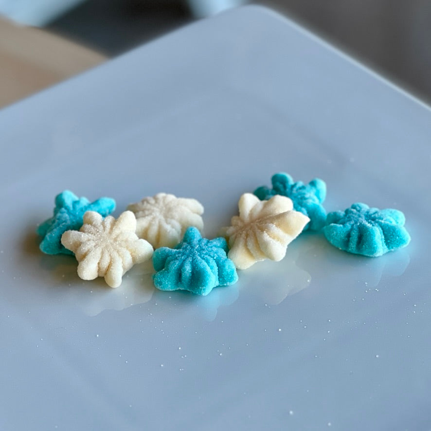 Gummi Snowflakes