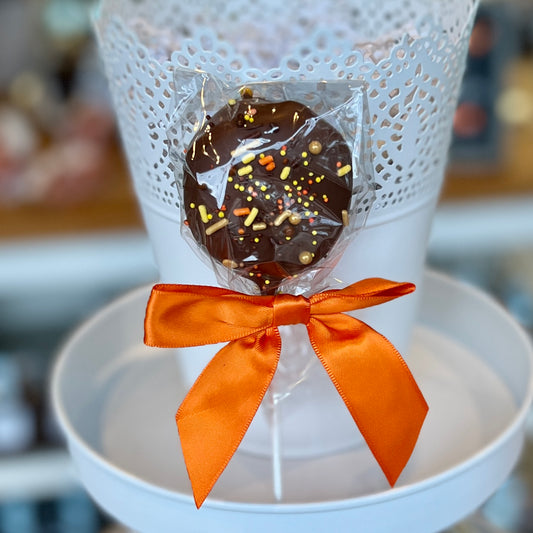 Fall Caramel Marshmallow Pop