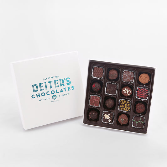 16-piece box of mixed truffles