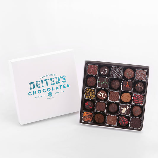 25-piece box of mixed truffles