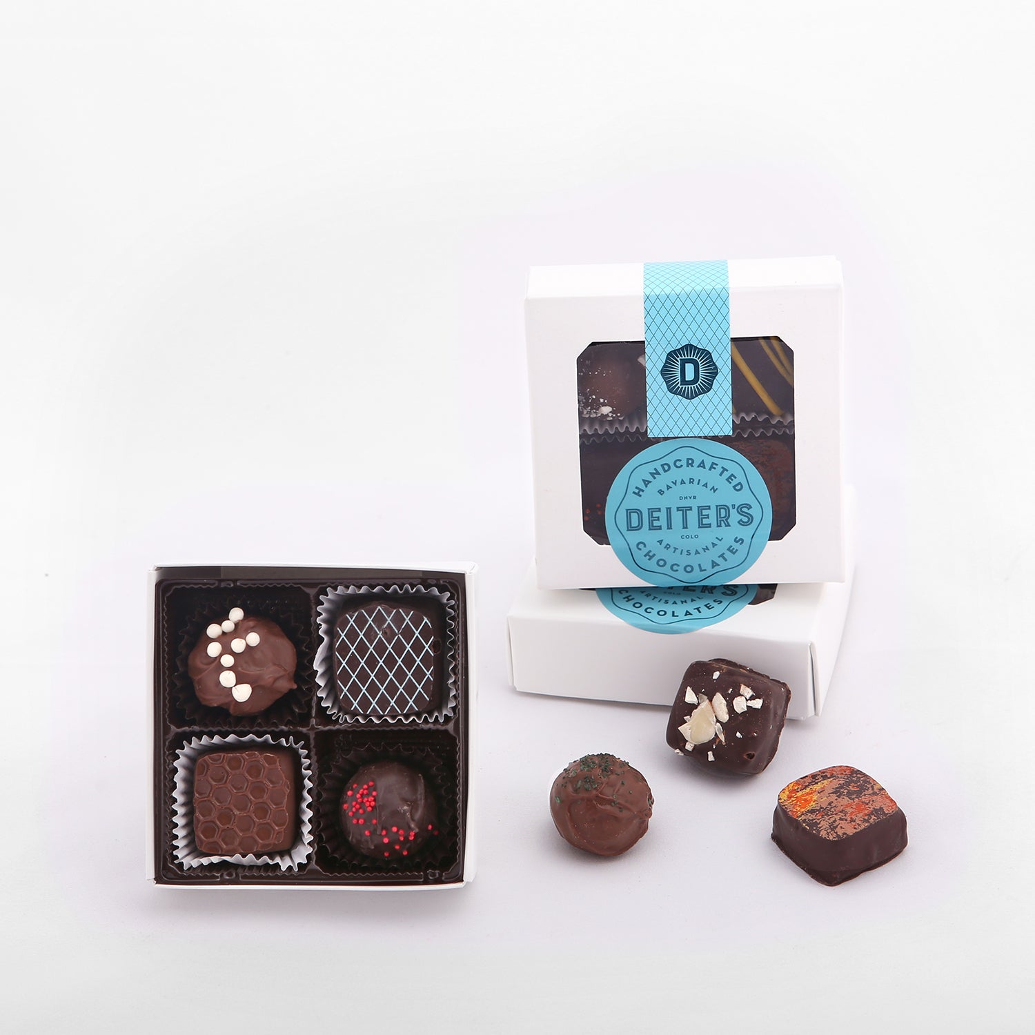 4-piece box of mixed truffles