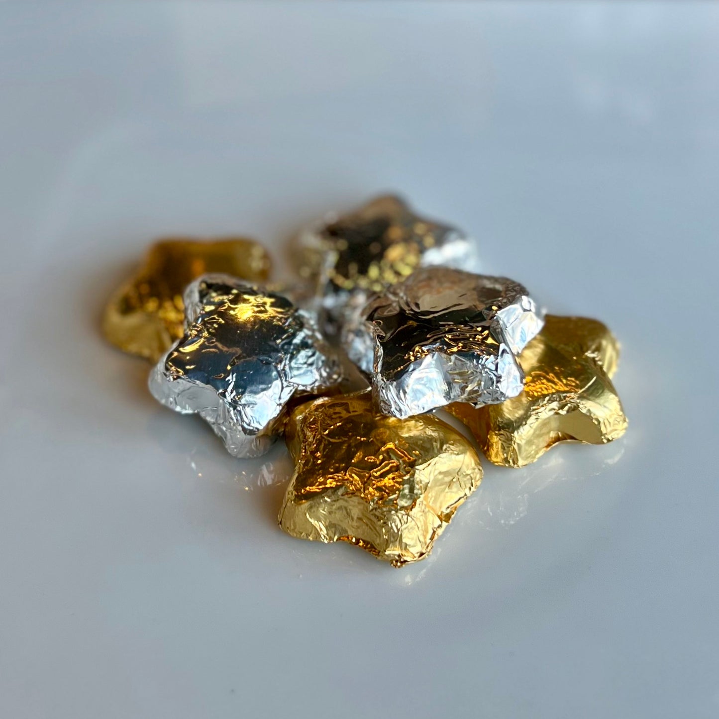 Milk Chocolate Foil Stars