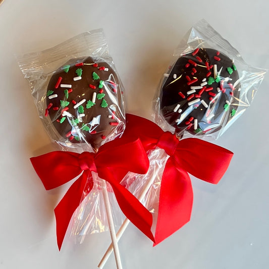 Holiday Caramel Marshmallow Pop