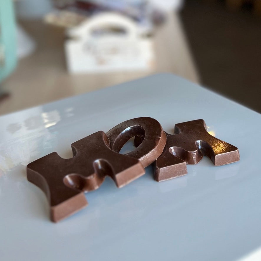 MOM Chocolate Letters