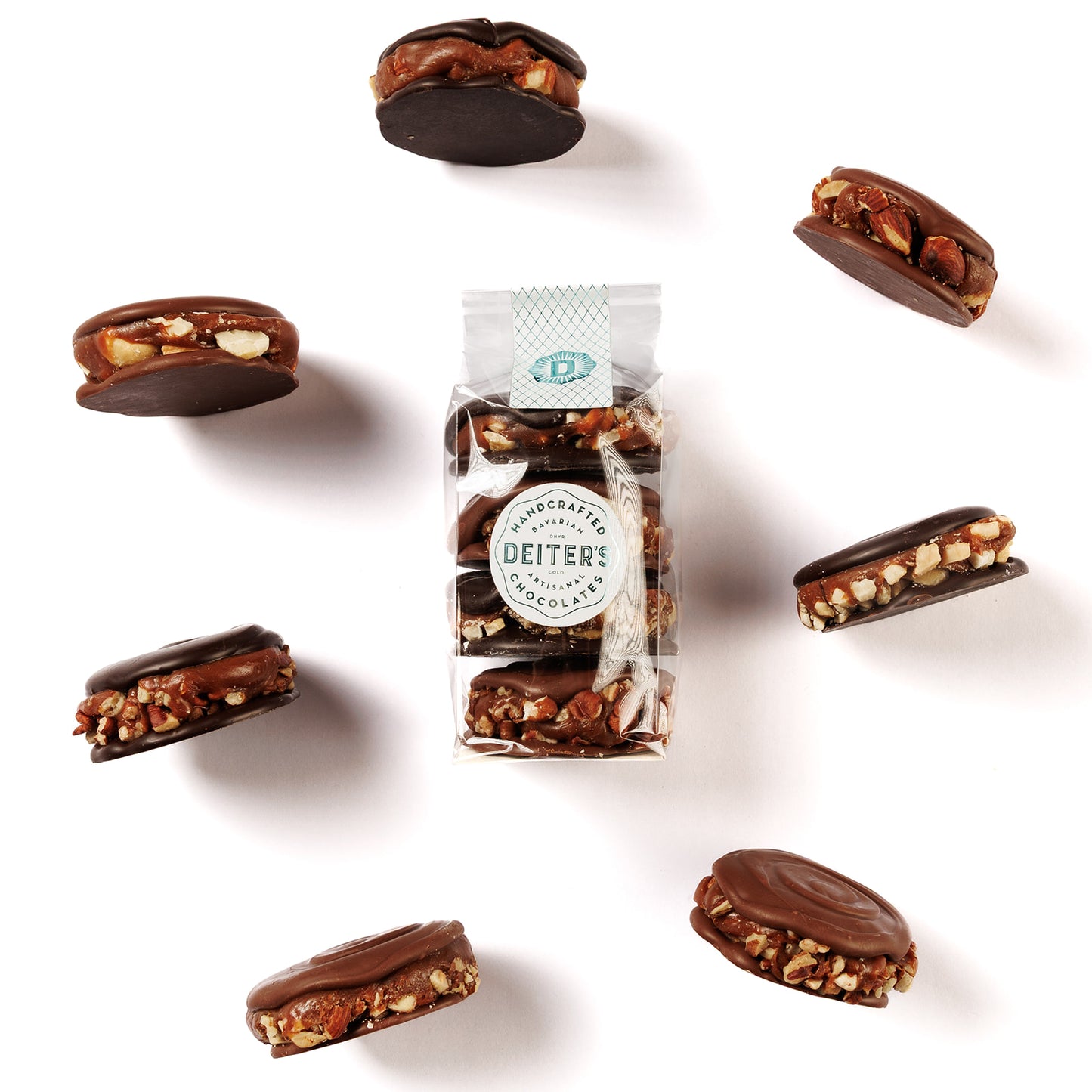 Caramel Nut Sliders, 4-Pack