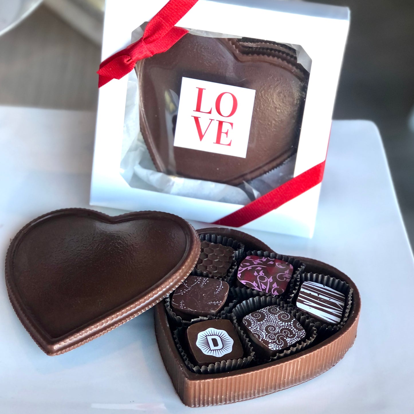 6-Truffle Heart Box